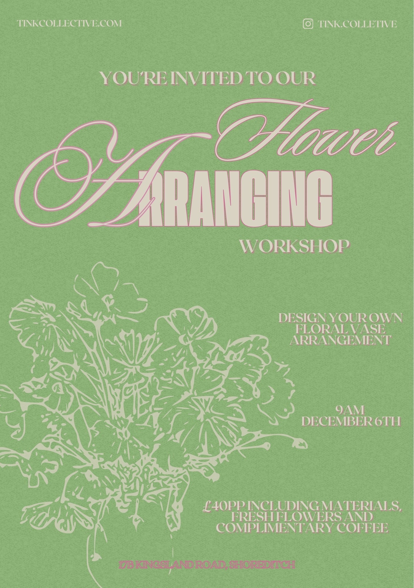 Vase Arrangement Workshop