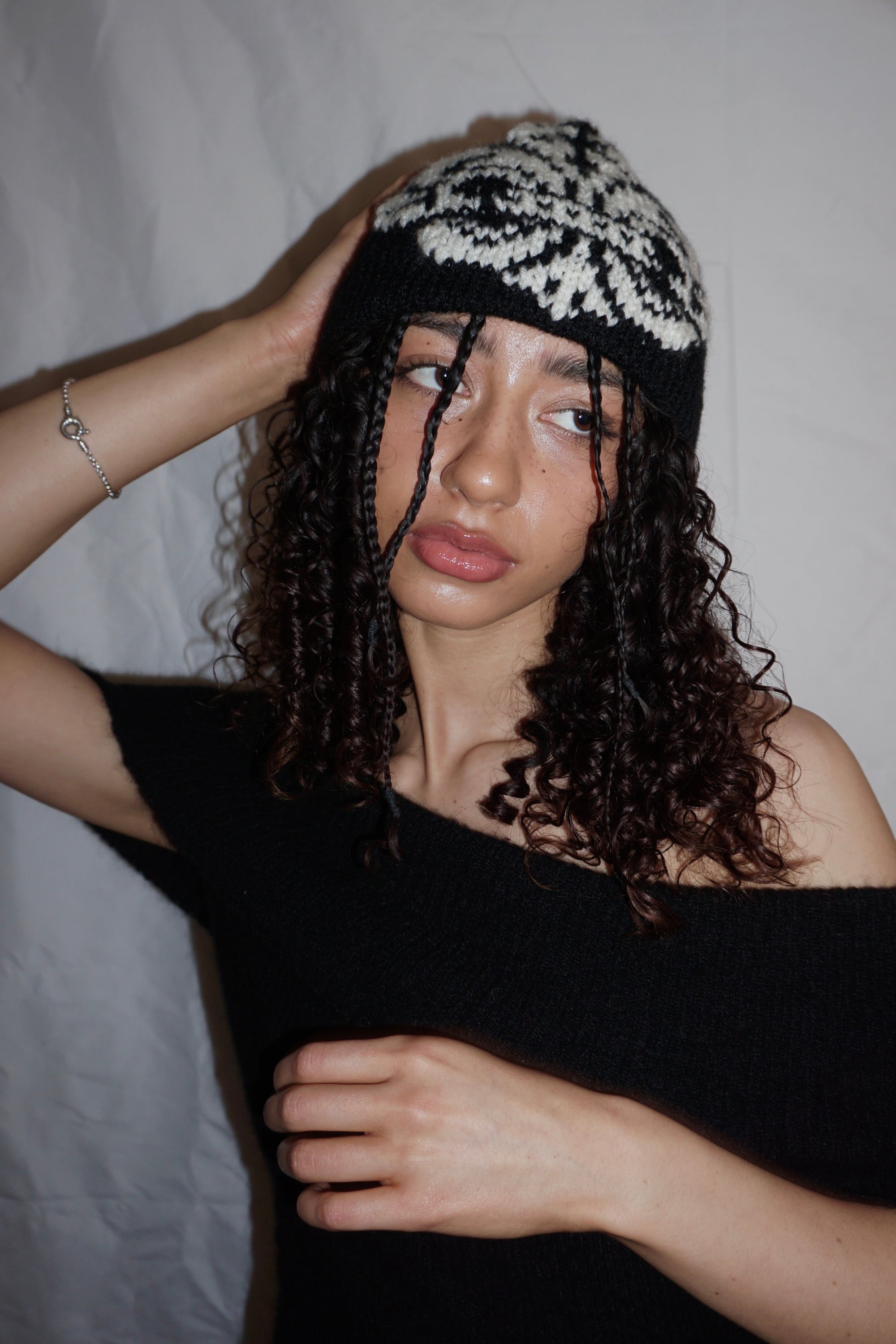 Fleur-de-lis beanie