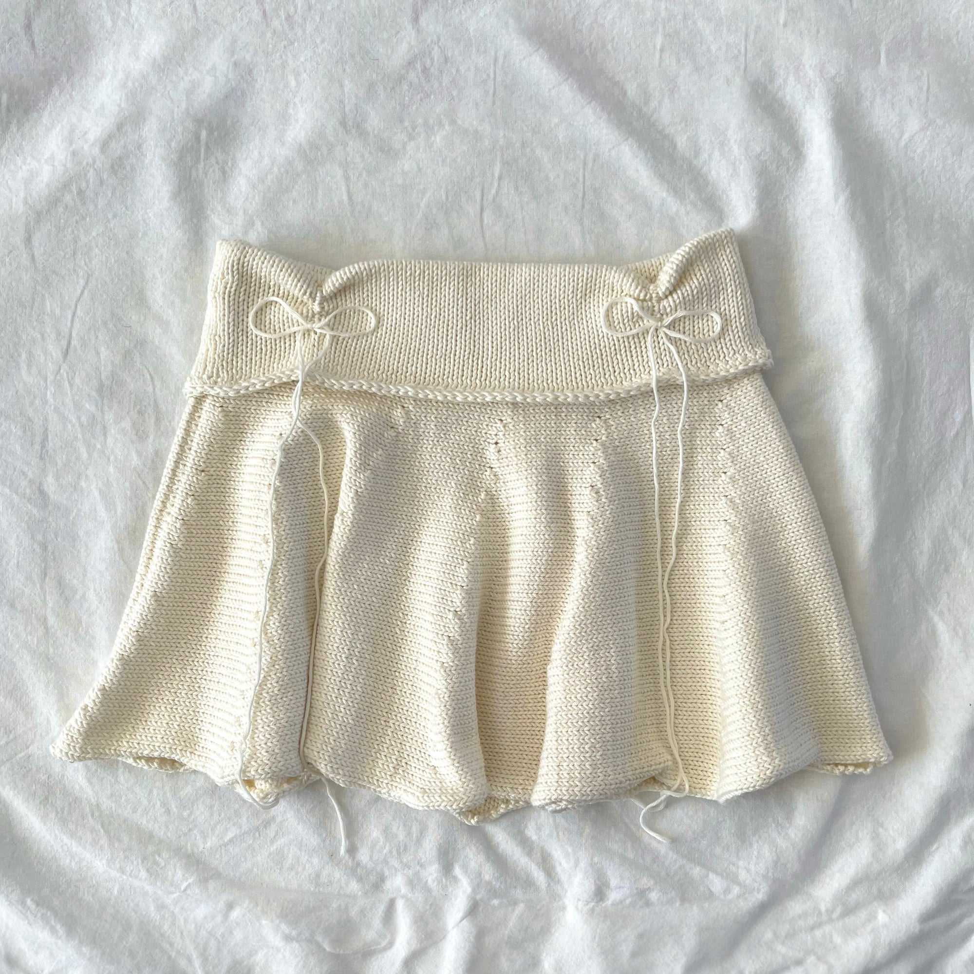 White Ruffle Mini